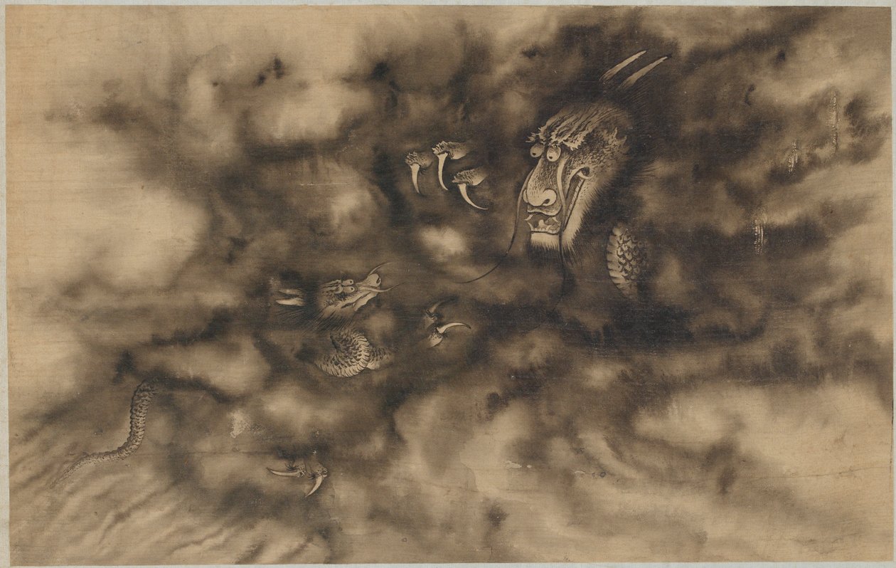 Draken in Wolken door Zhou Xun