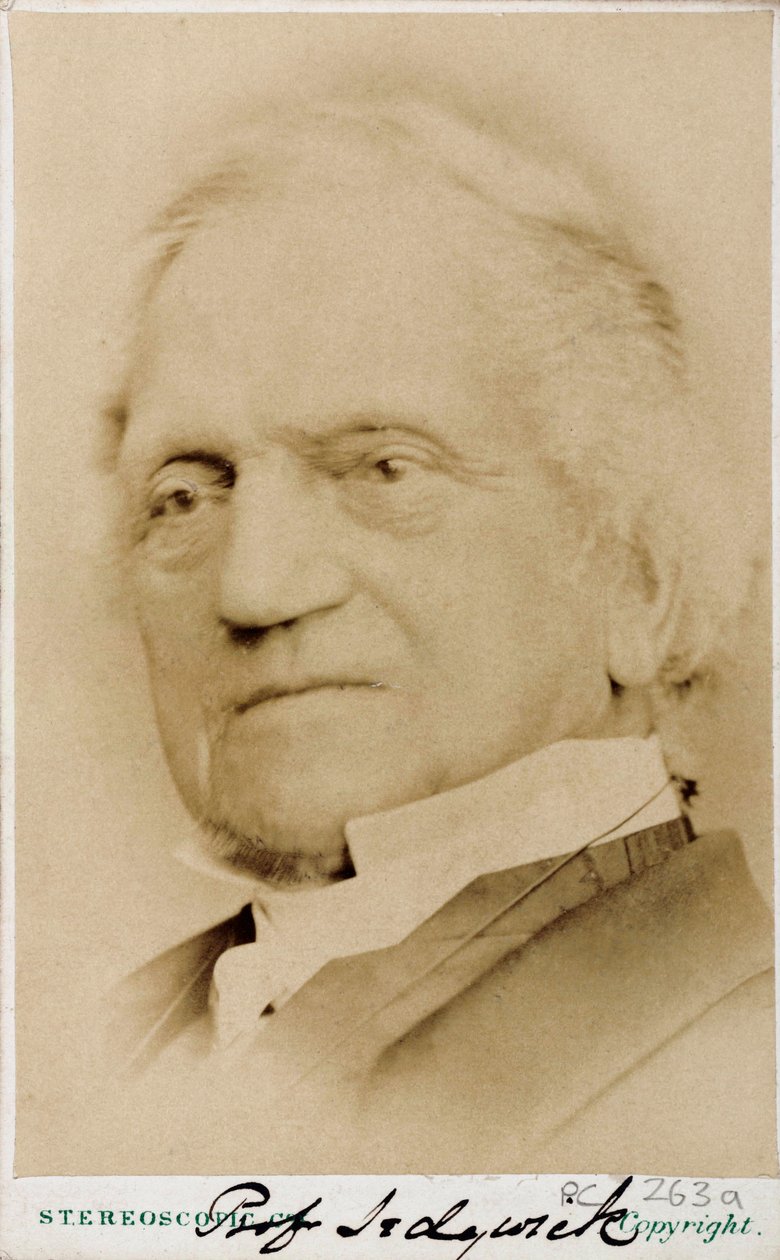 Adam Sedgwick, Engelse geoloog, ca. 1860 door Ferdinand Georg Waldmuller