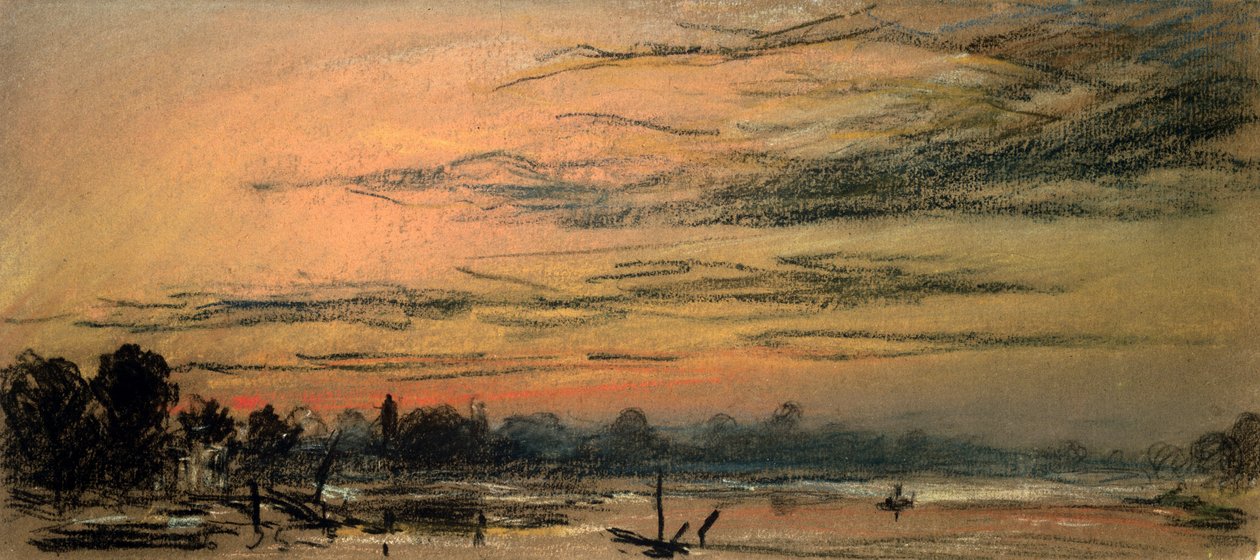Naschijnsel twee uur na zonsondergang door Frederick (attr. to) Barnard