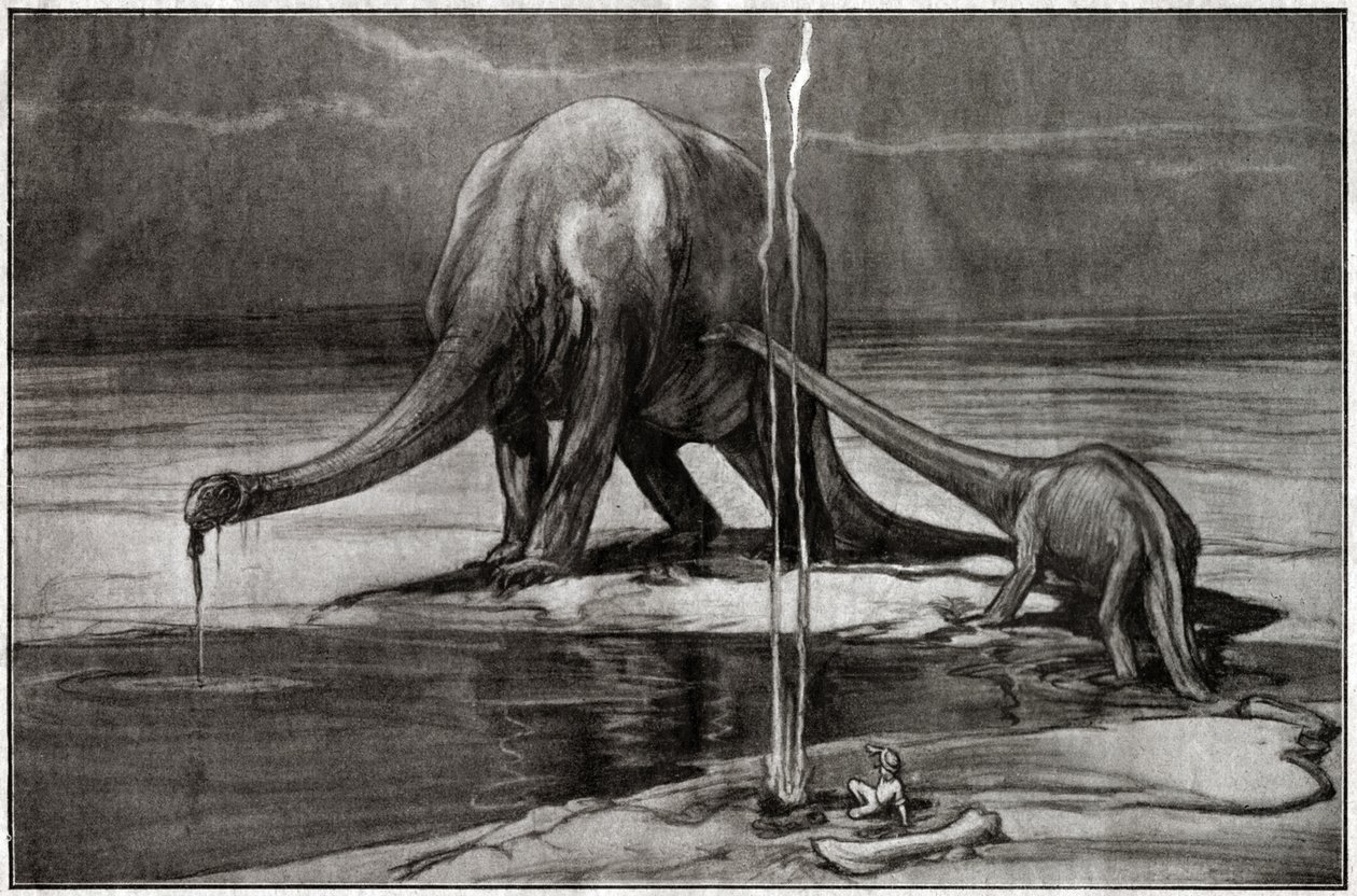 Dinosaurussen in Afrika door . .