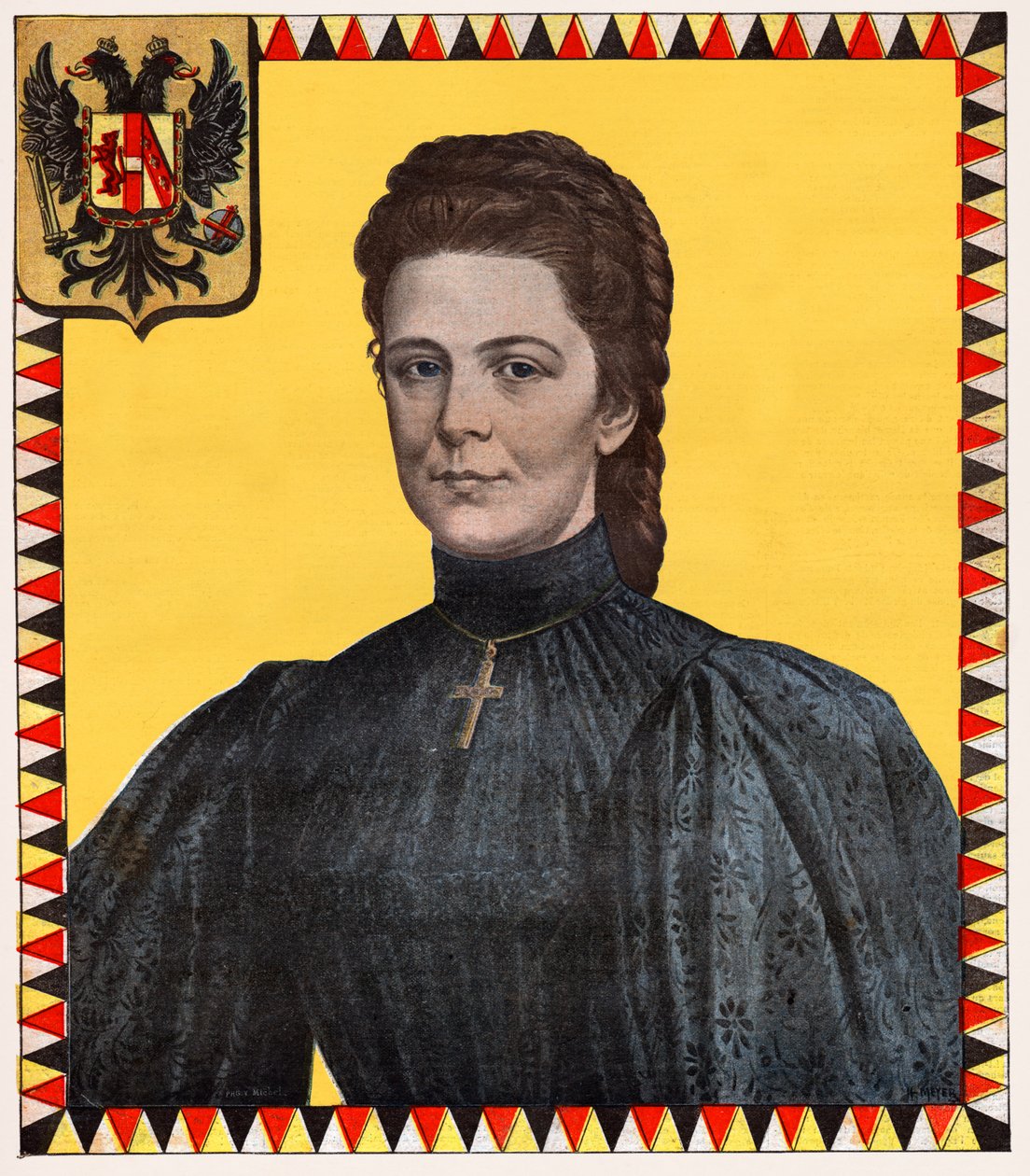 Elisabeth van Oostenrijk door . .