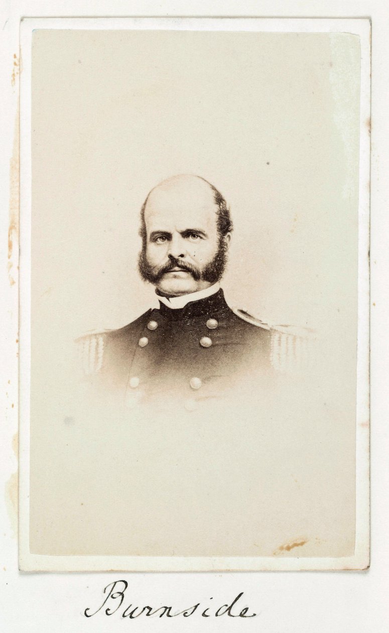 Generaal Burnside, ca. 1863 door Frederick (attr. to) Barnard