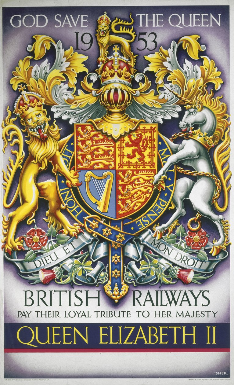 God Save the Queen, BR-poster door Ferdinand Georg Waldmuller