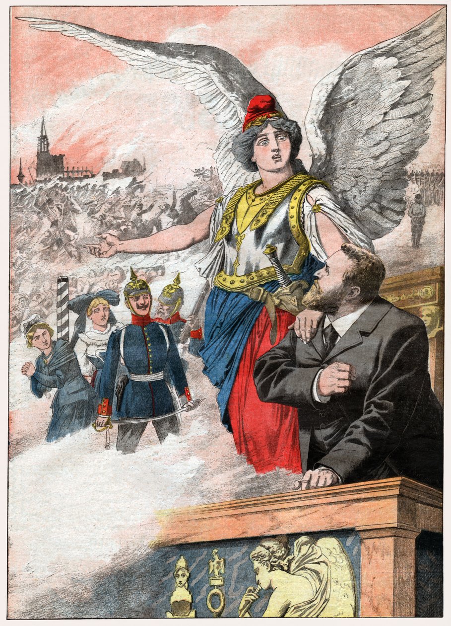 Jean Jaurès en Marianne: « Herinner » door . .