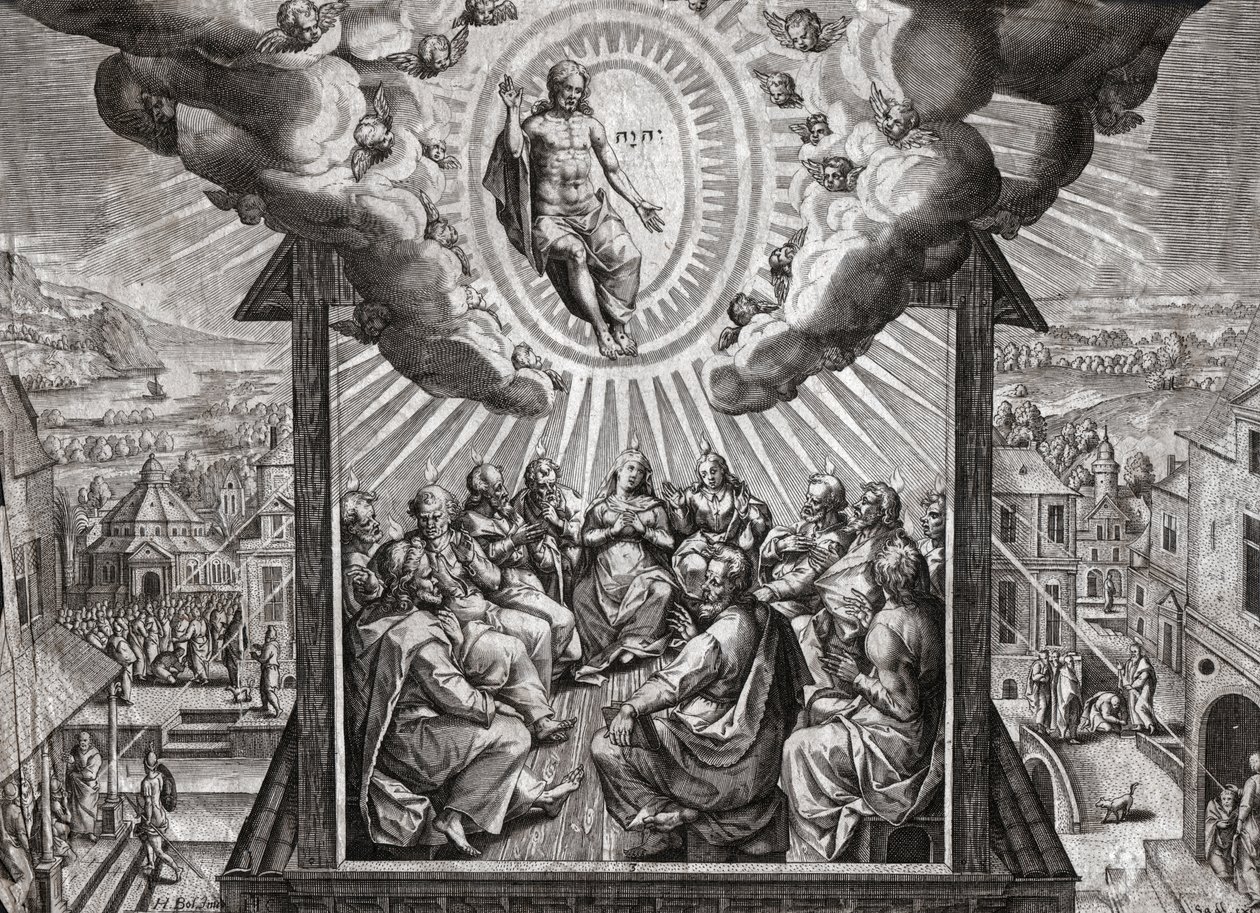 Jezus Christus en de Apostelen door . .
