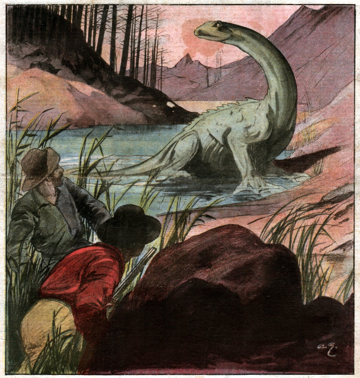 Plesiosaurus door John Pardon