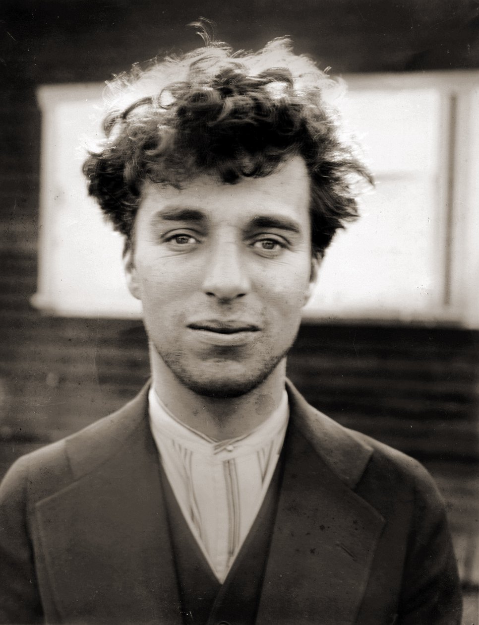 Portret van Charlie Chaplin op 27-jarige leeftijd door Hippolyte Lalaise Devéria