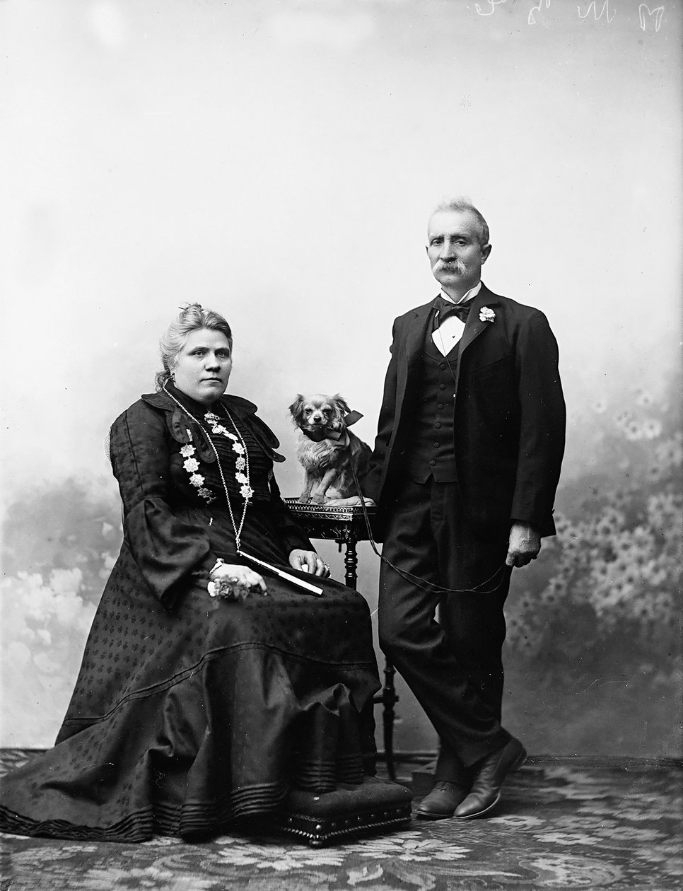 Portret van de heer en mevrouw Guerrini door Henry Charles Fehr