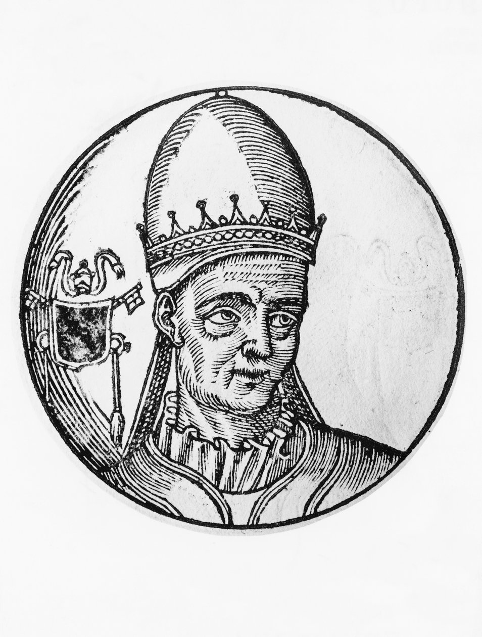 Portret van Valentinus (800-827) door William Walcutt