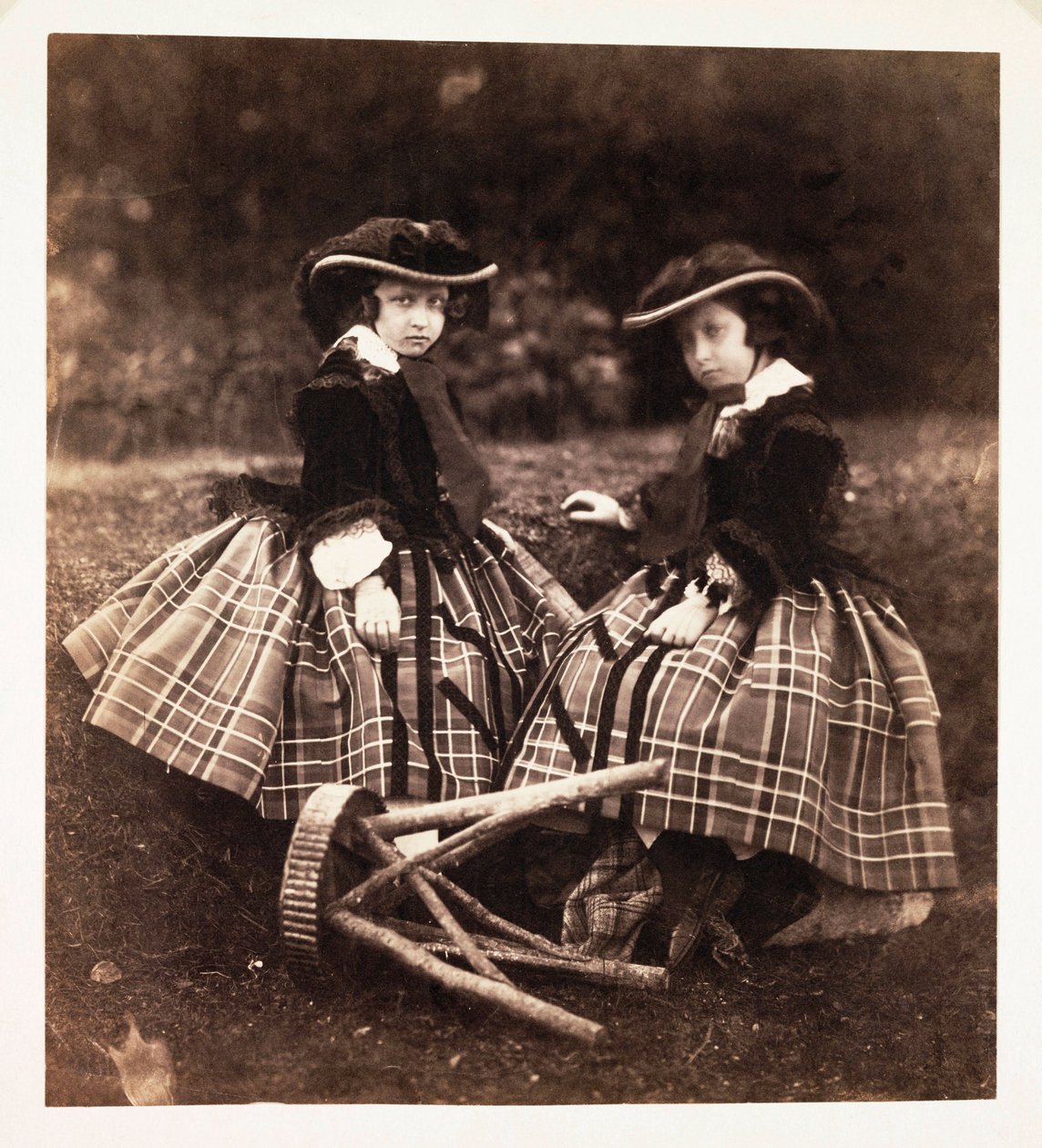 Prinses Helena en Prinses Louise door Frederick (attr. to) Barnard
