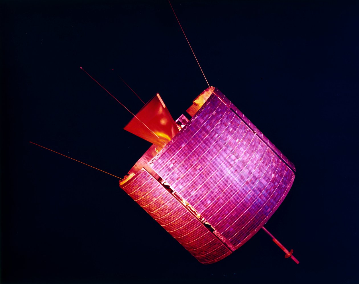 Satellieten, Militair, VS De Early Bird satelliet door Ferdinand Georg Waldmuller