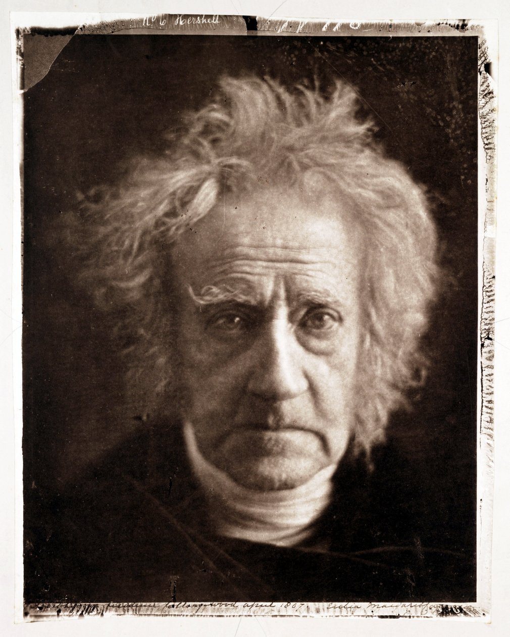Sir J F W Herschel door Frederick (attr. to) Barnard
