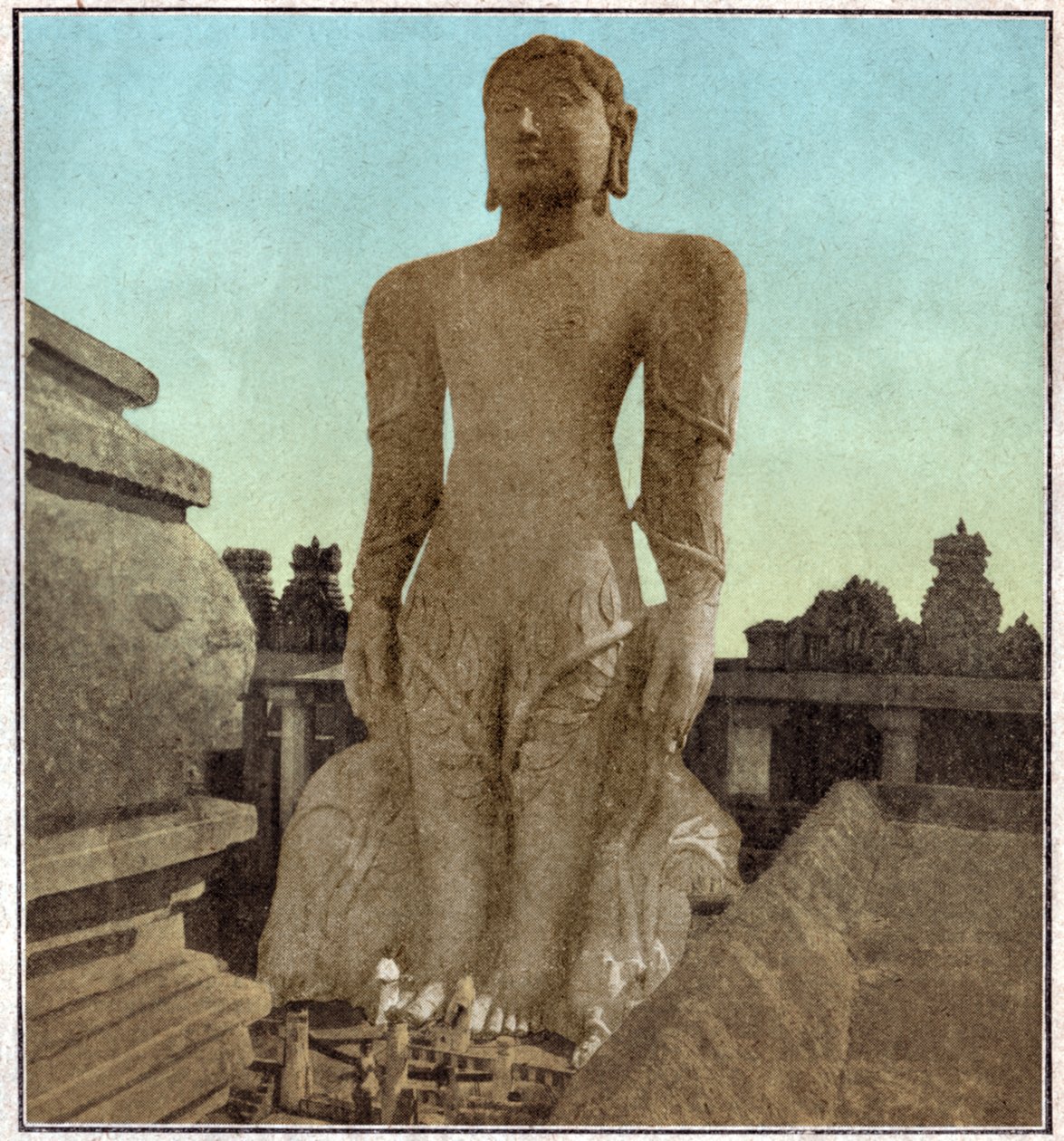 Standbeeld van Bahubali door . .
