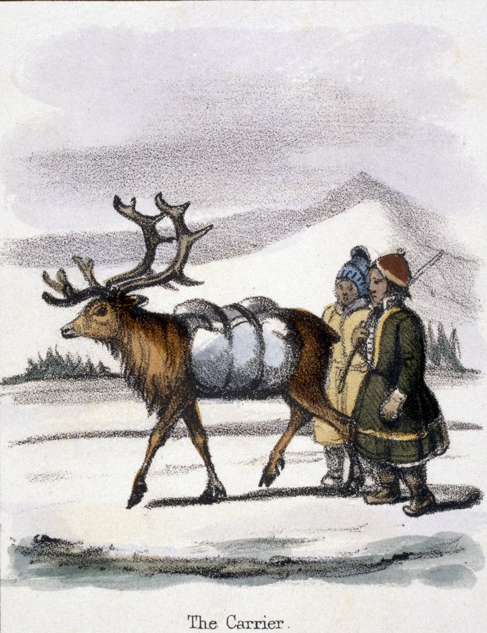 De vervoerder, c 1845 door Frederick (attr. to) Barnard