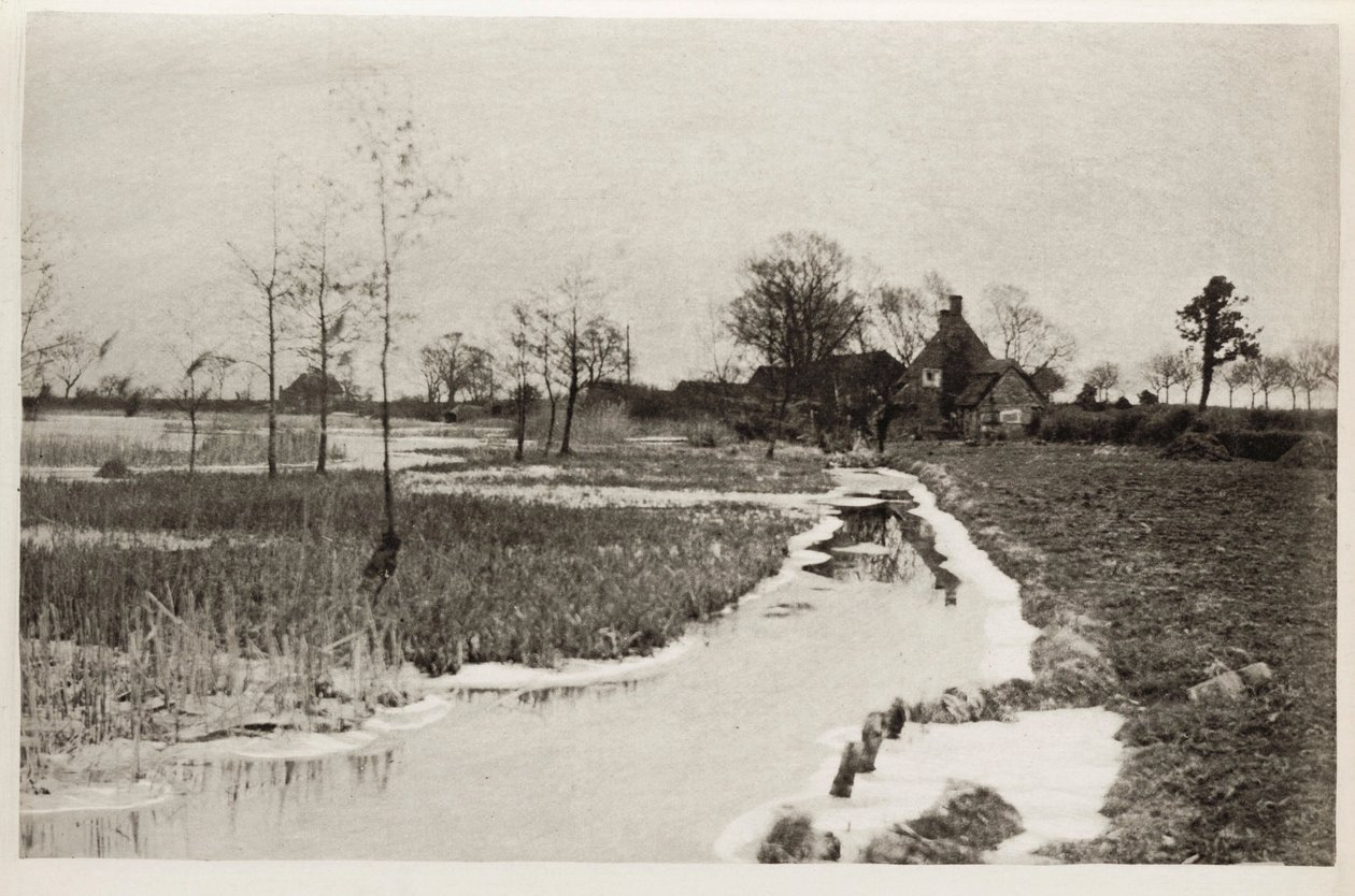 De rand van het meer door Frederick (attr. to) Barnard