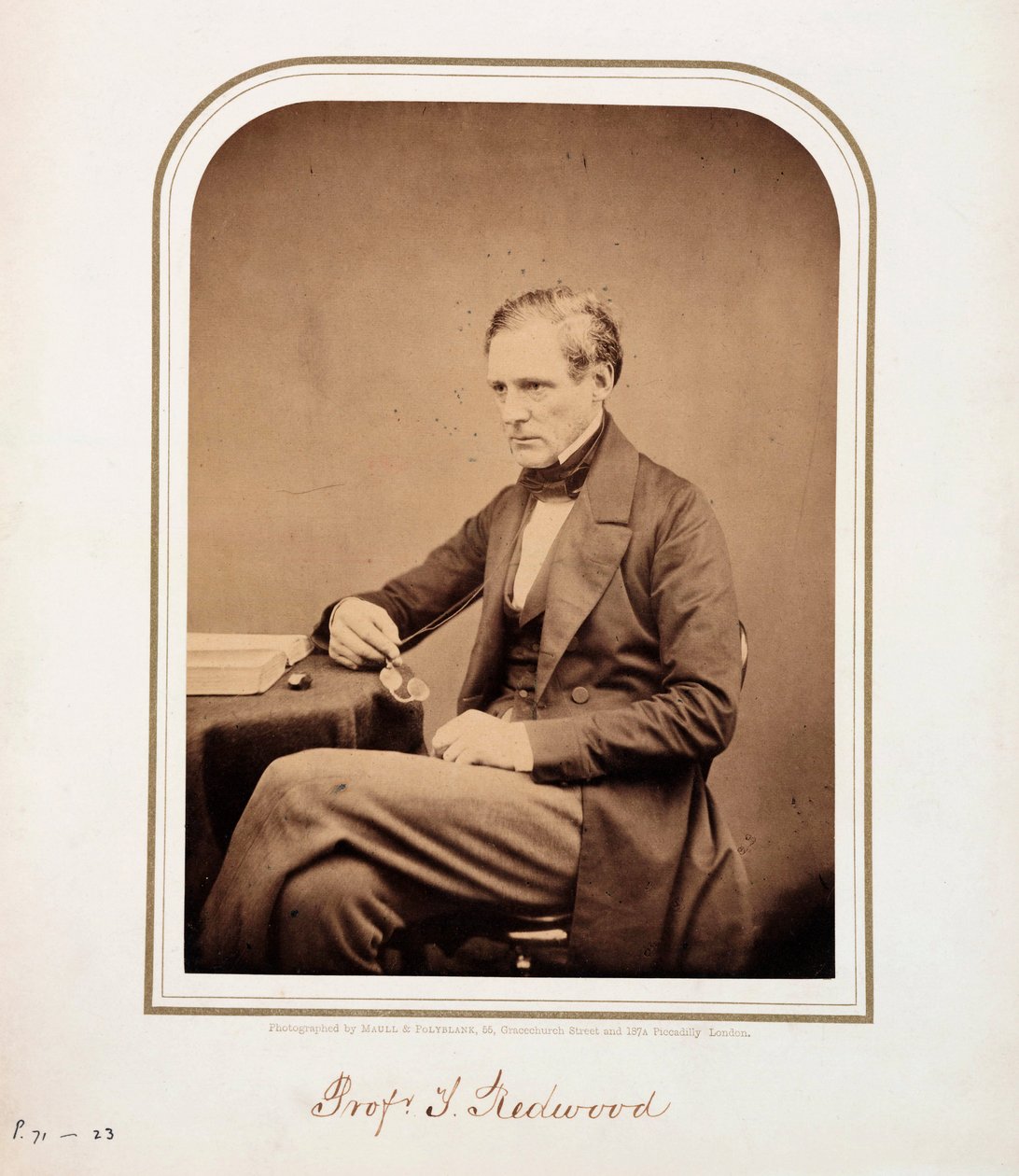 Theophilus Redwood, Welshe chemicus door Ferdinand Georg Waldmuller
