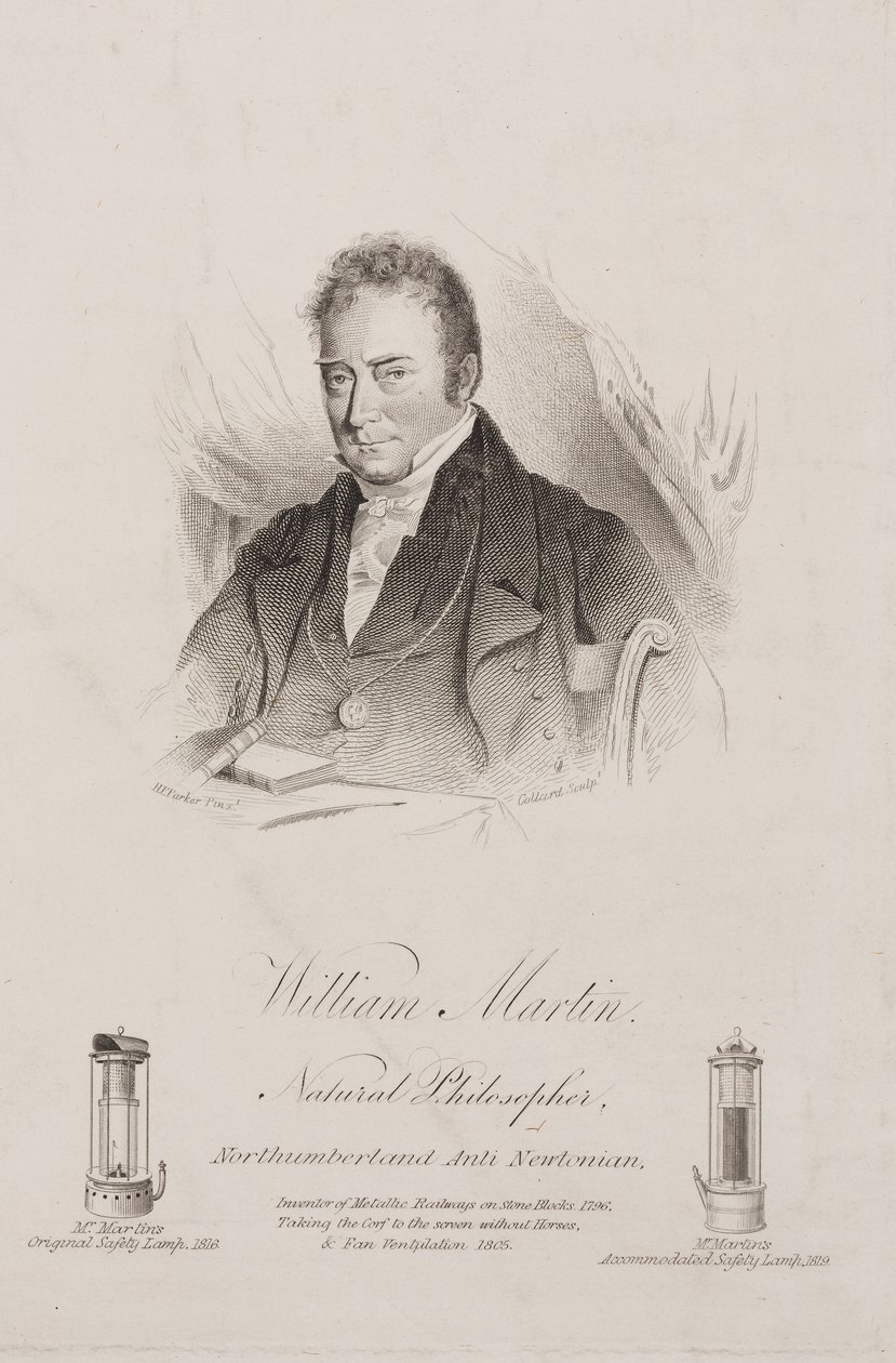 William Martin, Engelse dichter en natuurkundige, ca. 1820s door Frederick (attr. to) Barnard