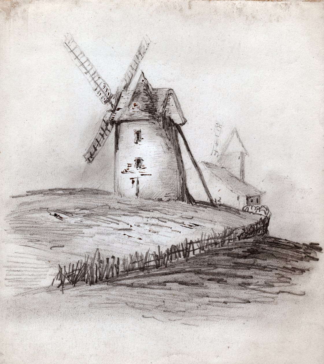Molen in Normandië, Frankrijk door . .