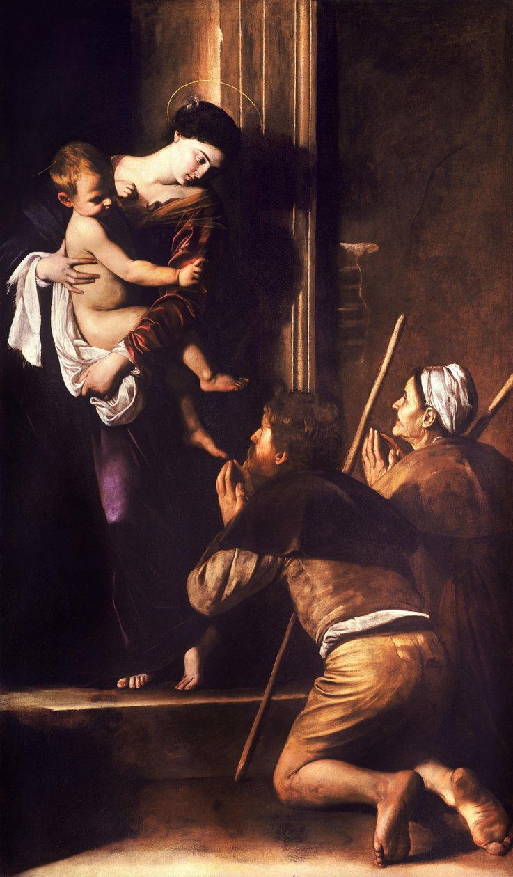 Madonna di Loreto door Michelangelo Merisi da  Caravaggio