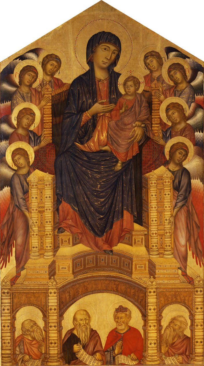 Majesteit van Santa Trinita door Cimabue