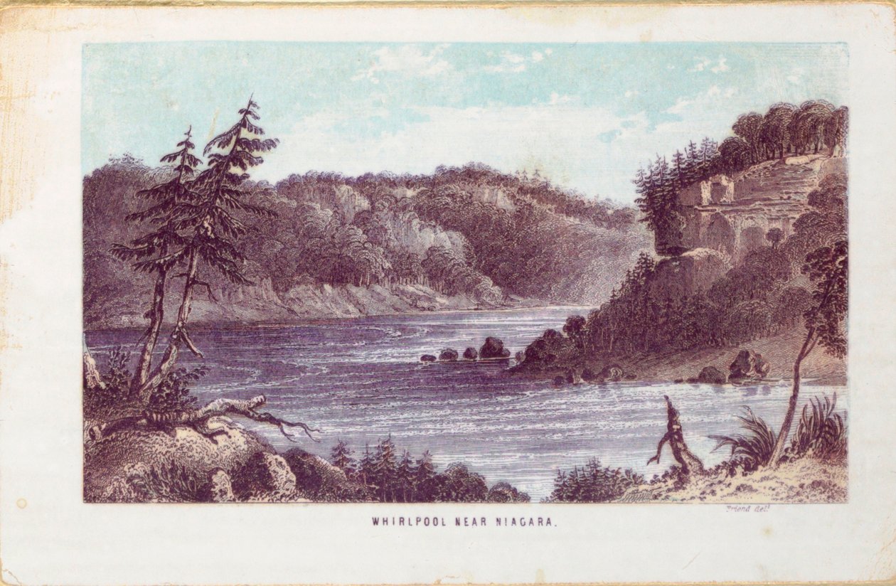 Draaikolk bij Niagara door after D. Friend