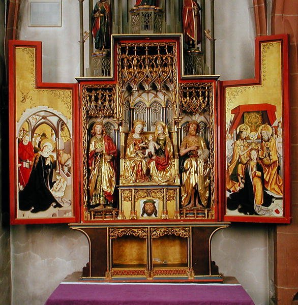 Het orgel, voltooid in 1868 door after German School