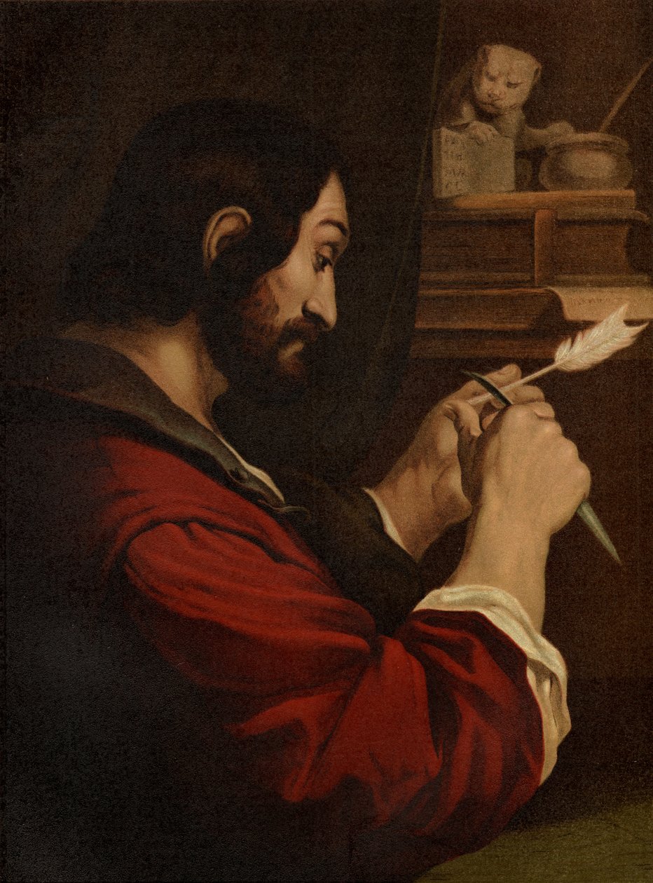 De Evangelist Marcus door after Guercino