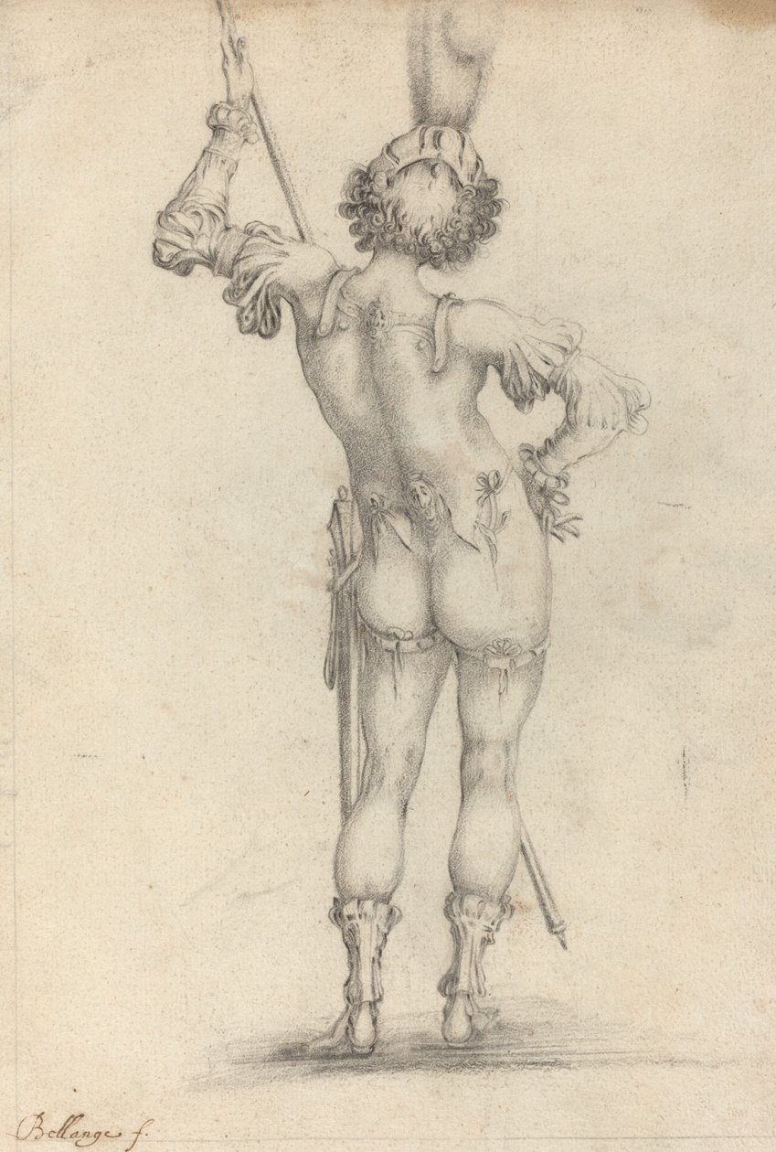Staand Figuur [recto] door after Jacques Bellange