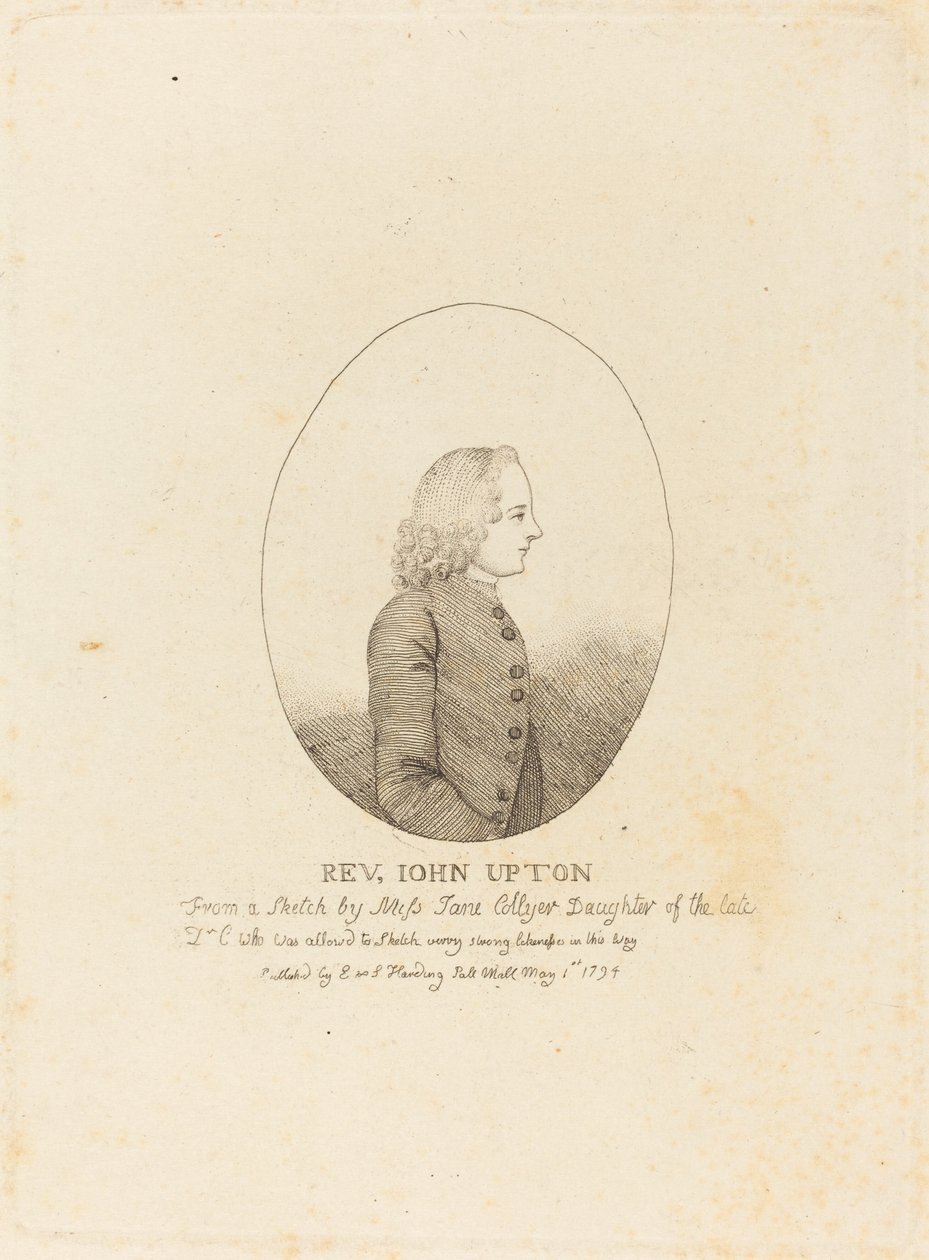 Dominee John Upton door after Jane Collyer