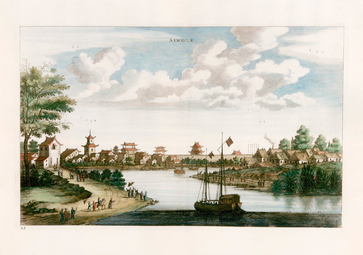 Single door after Johannes Nieuhof