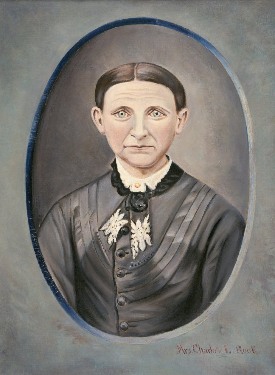 Mevr. Charlotte Root door after Olof Krans Robert Clark
