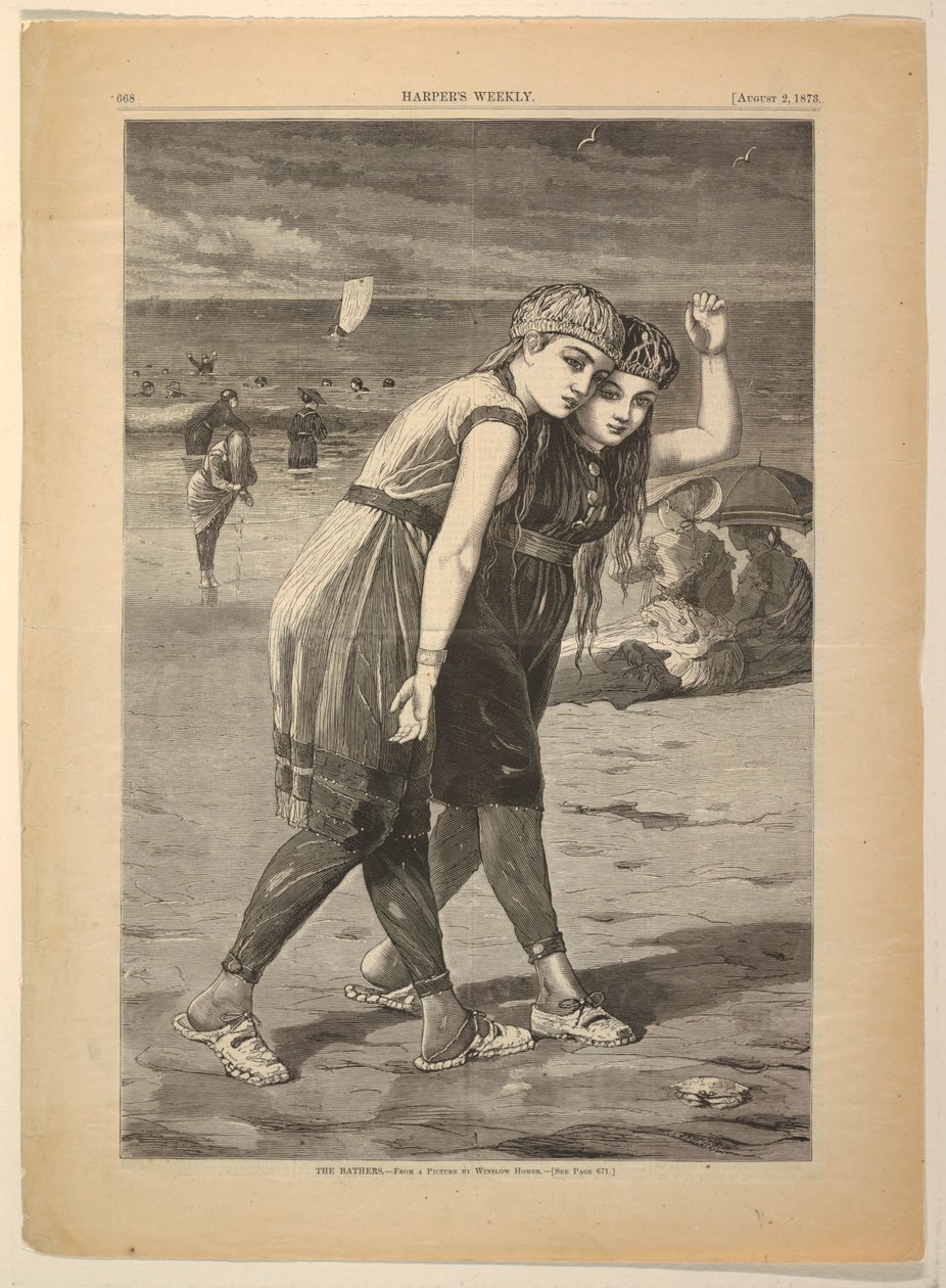 De baders door after Winslow Homer