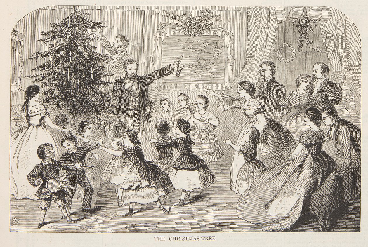 De Kerstboom door after Winslow Homer