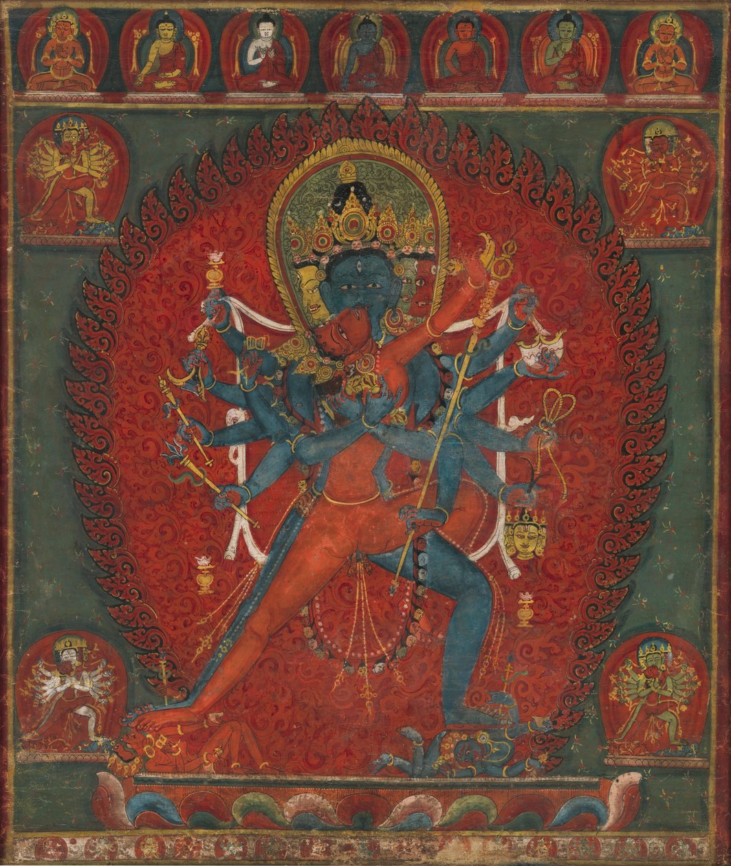 Chakrasamvara en Vajravarahi door anonymous 