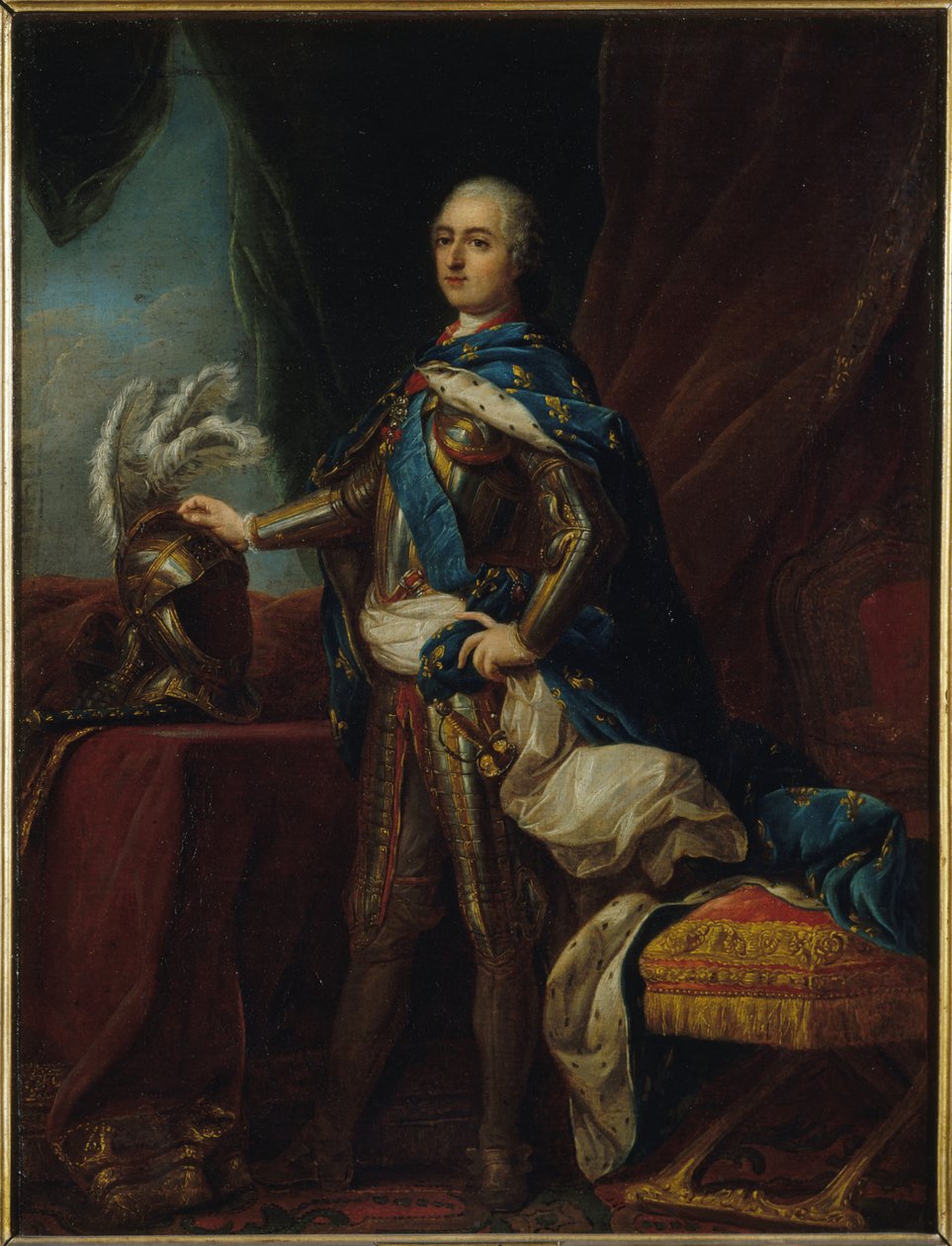 Frans: Portret van Louis XV door anonymous 
