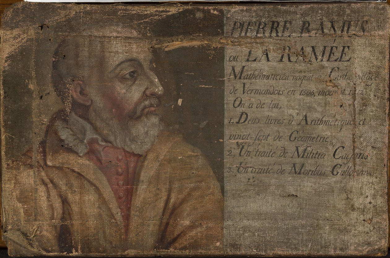 Portret van Petrus Ramus, wiskundige door anonymous 