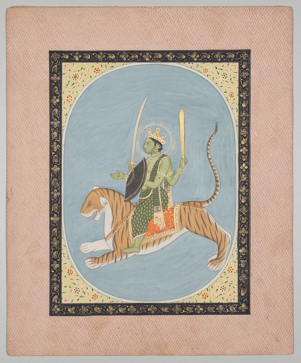 Mars, uit een Mandi Astrologie Serie door attributed to Sanju
