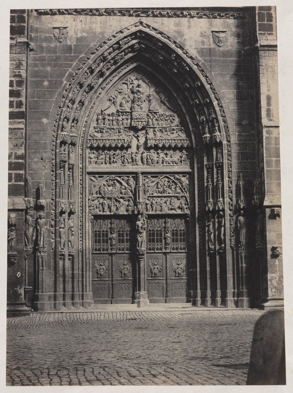 Ingang, St. Lorenz-kathedraal, Neurenberg door attributed to Schrag