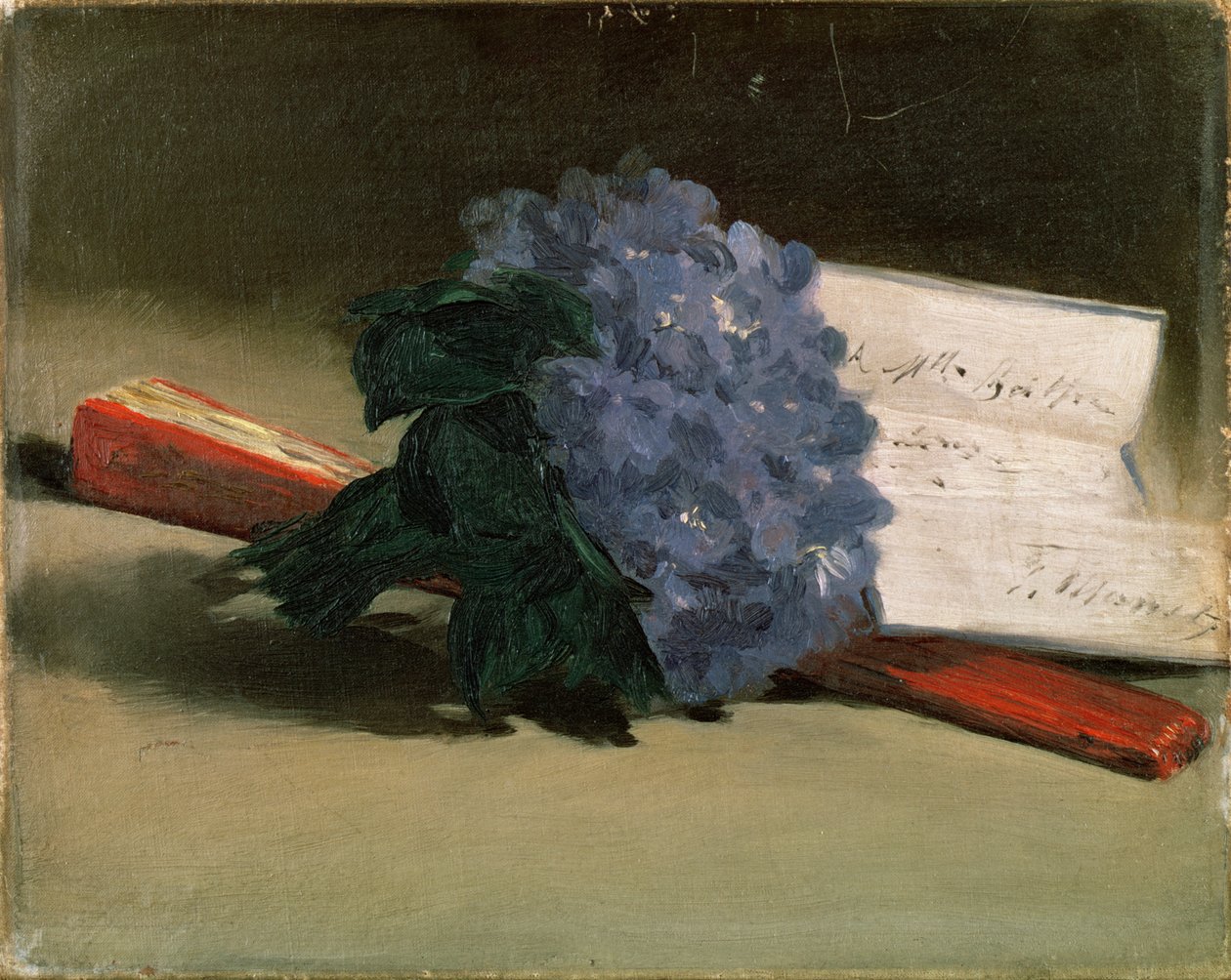 Boeket viooltjes, 1872 door Édouard Manet