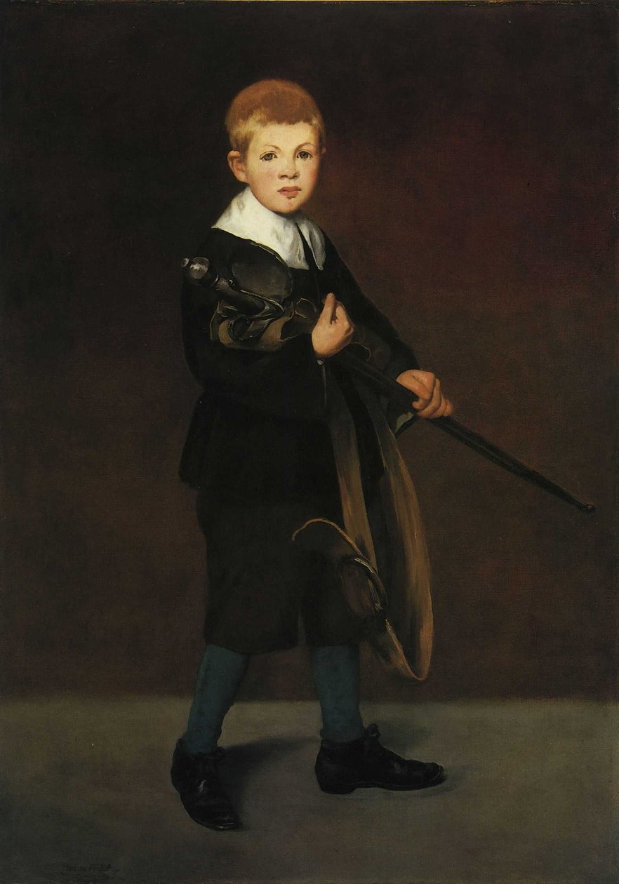 Jongen met een Zwaard door Édouard Manet