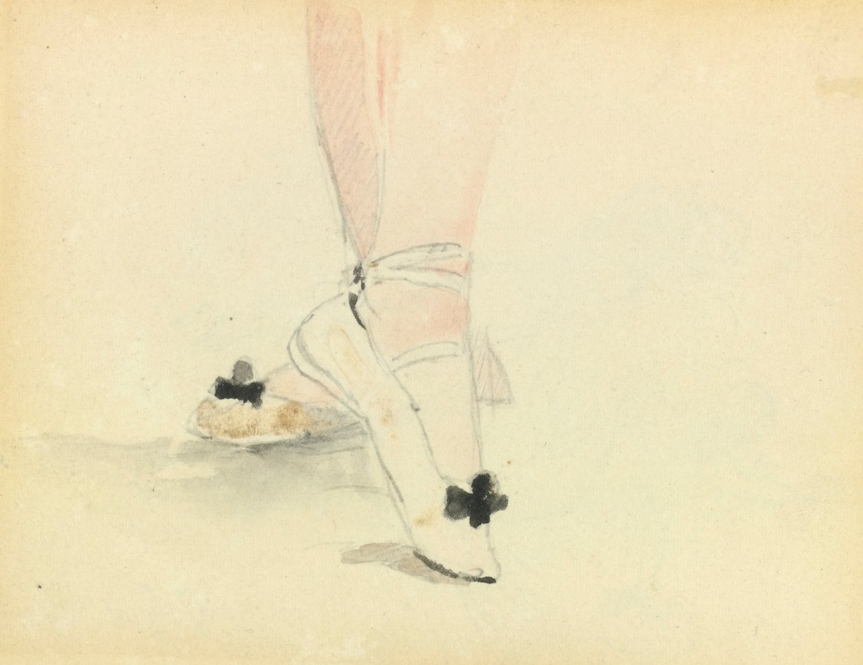 Balletschoenen door Édouard Manet