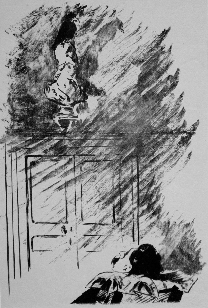 De Raaf door Édouard Manet
