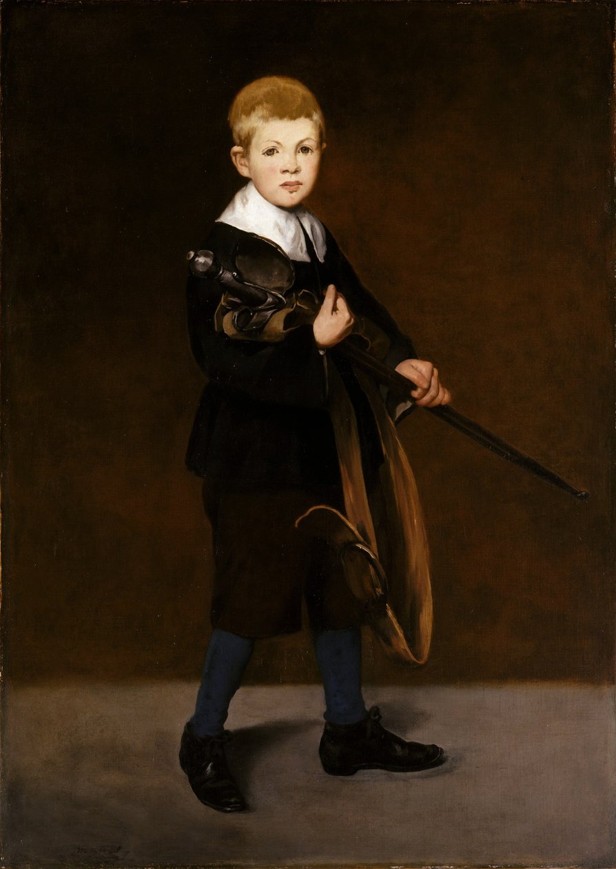 Het kind met het zwaard door Édouard Manet