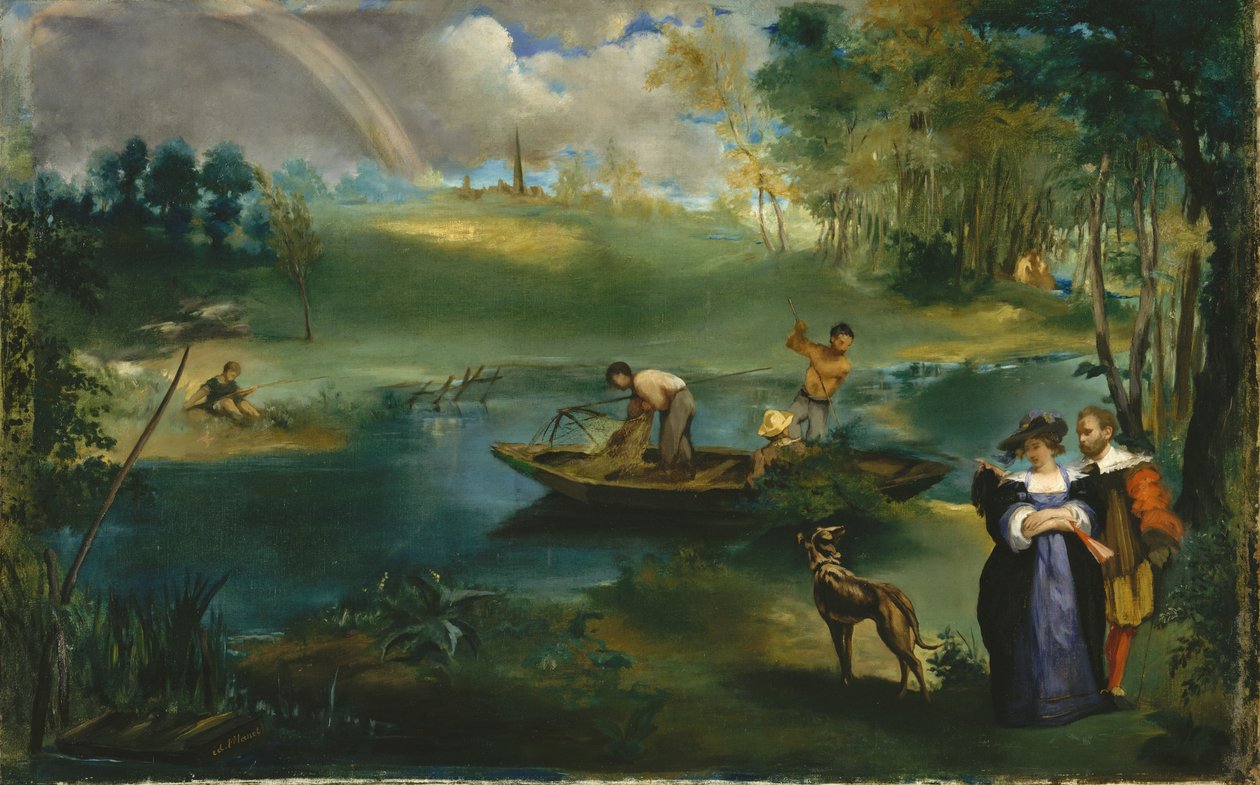 De Visvangst door Édouard Manet