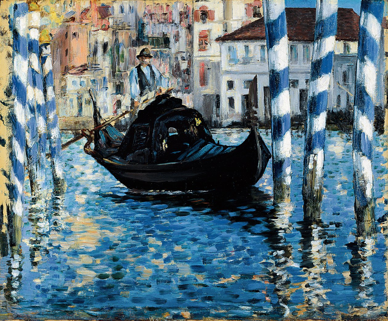 Het Grote Kanaal in Venetië door Édouard Manet