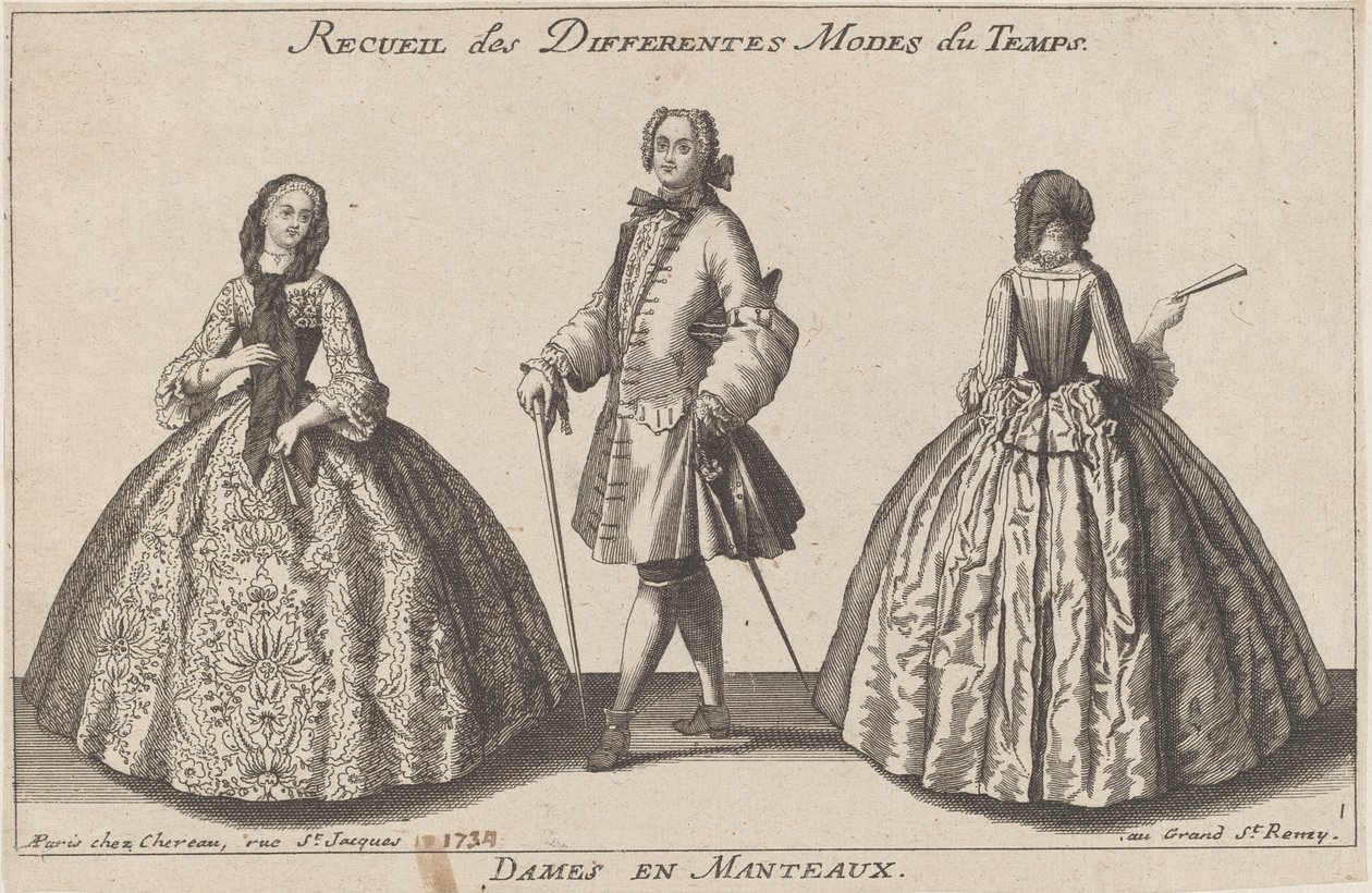 Dames in Mantels door published by Jacques Chéreau