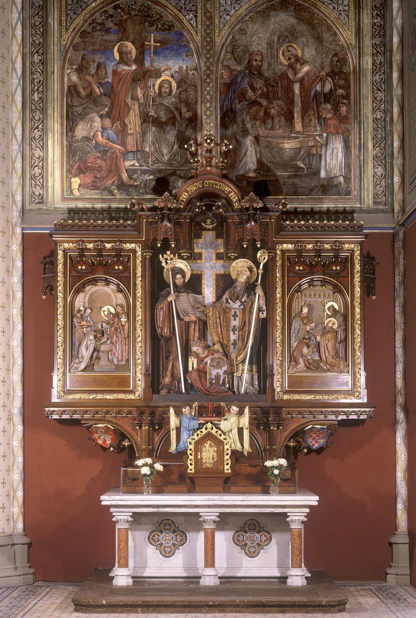 Altaar van de heiligen Cyrillus en Methodius, 1927 door Štpán Zálešák