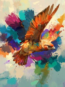 Vogel schilderij 3 Vogel schilderij 3