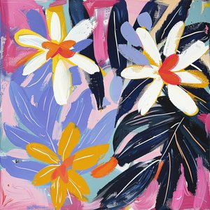 Abstracte sneeuwbloemen Abstracte sneeuwbloemen