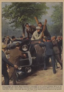 Ernstig ongeluk van de Koningin-Moeder van Engeland